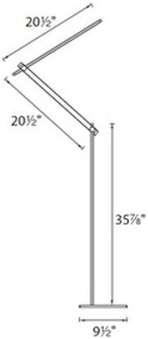 Balance LED Floor Lamp in Multicolored