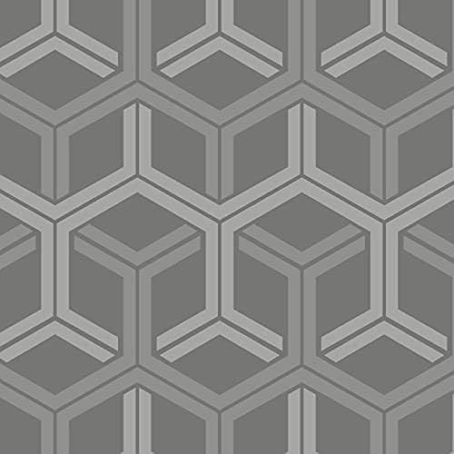 Threadmill 100% Cotton Sheets for Queen Size Bed - 600 Thread Count Queen Bed Sheets Set with 16” Deep Pocket - Jacquard Sateen Weave 4-Piece Bedding Set with Cooling Effect, Dark Grey