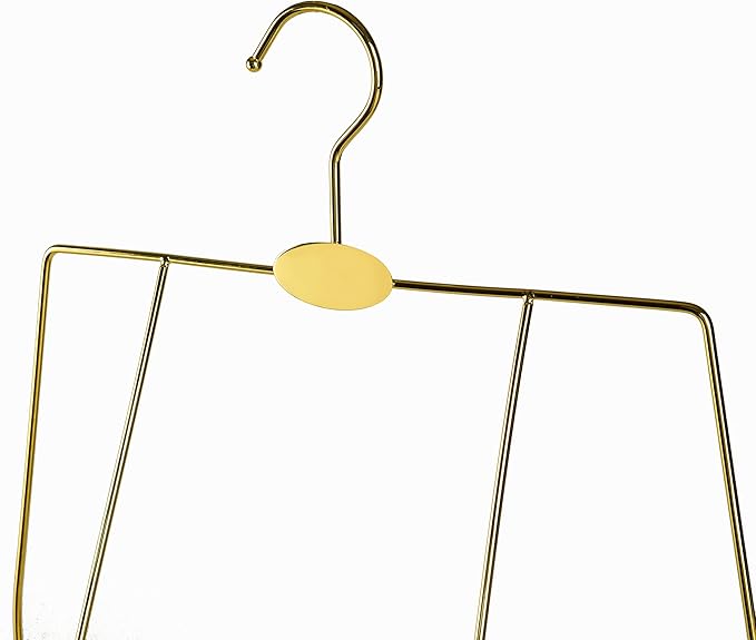 Gold Full Body Shape Metal Wire Swimwear Swimsuit Display Hangers for Dress,Bikini,Lingerie Hangers(10 Pack ,Gold)