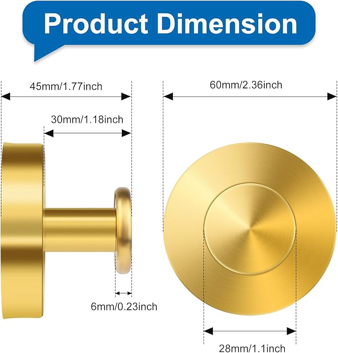 Gold Suction Cup Hooks for Shower, Heavy Duty Wreaths Hangers for Glass Door Window, Bathroom Towel Robe Suction Cup Hook, No Drill Holder on Smooth Wall, Mirror, Tile for Home (2, Gold)