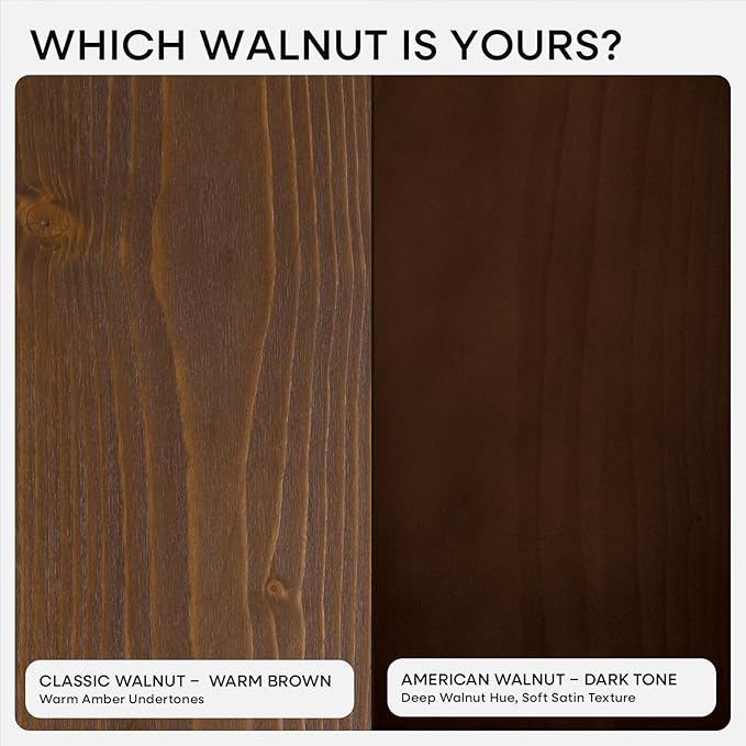 Homeforia Walnut 18 inch Floating Shelf, High End Solid Real Wood 18inch Floating Shelves for Wall Mounted, Dark Brown 18 inches Long Floating Shelves, Heavy Duty Bracket, 18 X 6.5 X 1.75 in, Set of 2