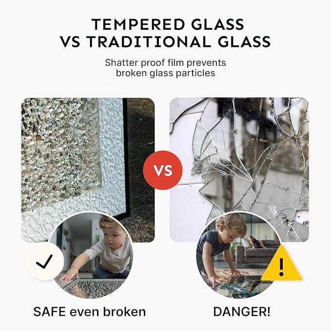 Kosmonia 68x20 Full Length Mirror, Dimmable 3 Color LED Light w/Light Memory, Distortion Free Silver Coating Mirror, HD Reflection &Anti Desilvering,Tempered Glass &Shatter Proof Film Doubles Safety