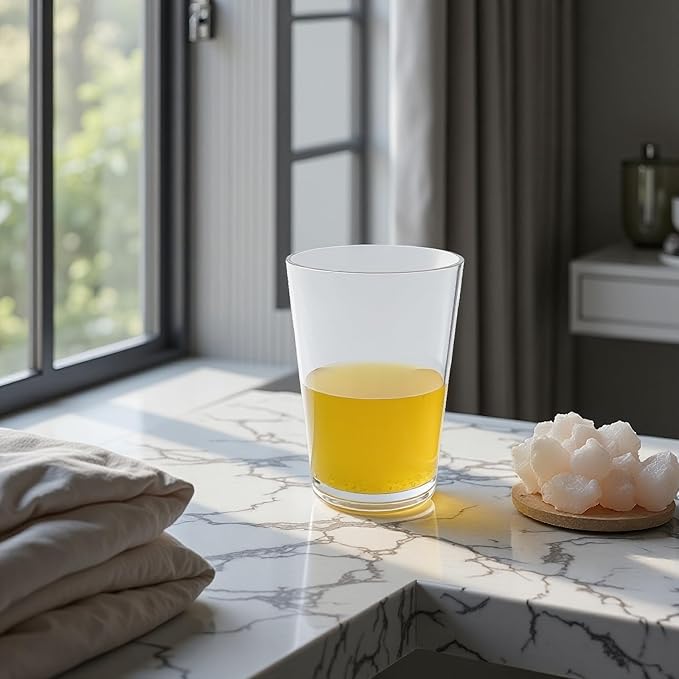 12 oz Clear Drinking Glasses - Unbreakable Acrylic Glasses Drinkware set of 6 - BPA Free Dishwasher Safe Reusable Plastic Cups for Kitchen Party Outdoor (Look Like Glass)
