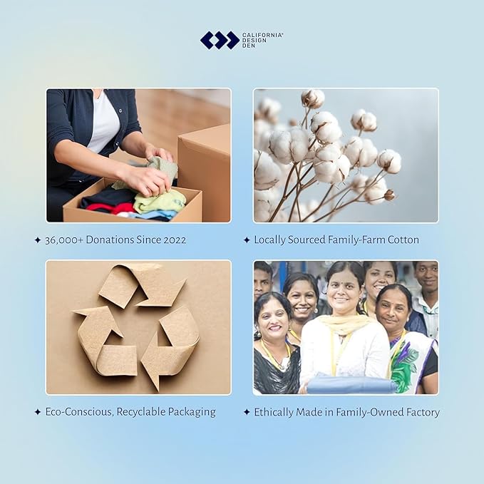 California Design Den 2-Pack King Sheet Set 400 Thread Count 100% Cotton Sateen - Extra Soft, Breathable & Cooling Sheets, Wrinkle Resistant, 2 Sets of Deep Pocket King Sheet Set Cotton - Light Grey