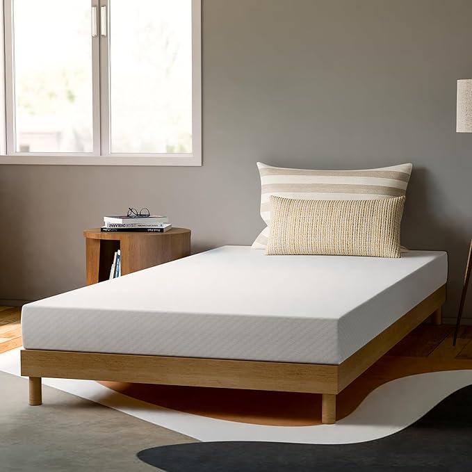 GAESTE 6 Inch Twin XL Cooling Memory Mattress Medium Firm CertiPUR-US Certified Foam, Pressure Relief & Cool Sleep Mattress-in-a-Box Comfort & Supportive Fiberglass Free (Twin XL, 6 in)