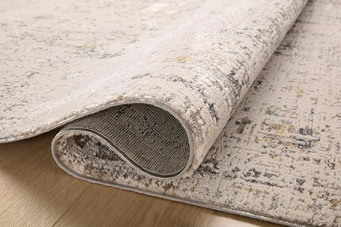 Loloi Amber Lewis Alie Collection ALE-02 Sand/Sky 7'-10'' x 10', .13'' Pile Height, Area Rug