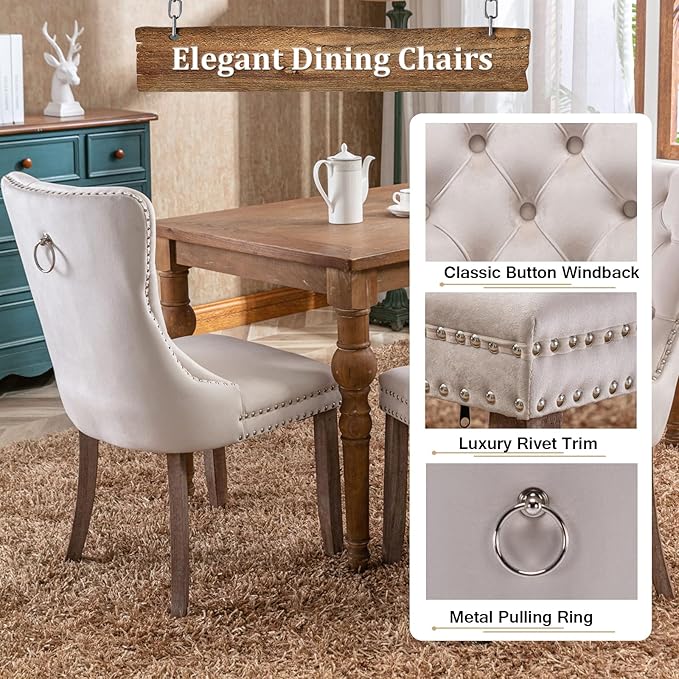 Goujxcy 5-Piece Extendable Dining Table Set for 4, 63-78 Inch Faux Travetine Kitchen Table Set with 4 Beige Upholstered Chairs Modern Wood Expandable Dining Room Table Set for Kitchen Apartment