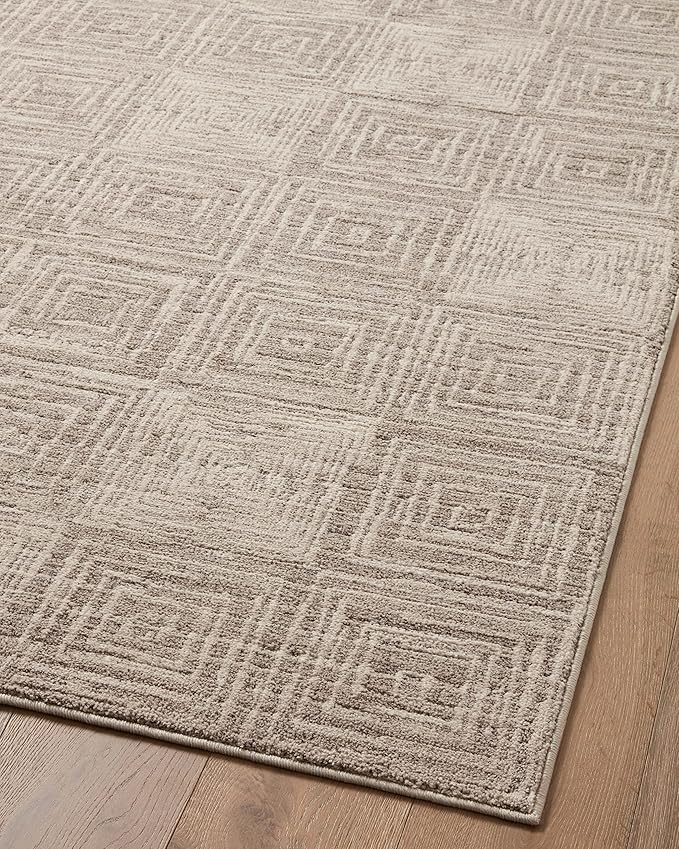 Loloi Darby Collection DAR-05 Beige/Grey 7'-10" x 10' Area Rug