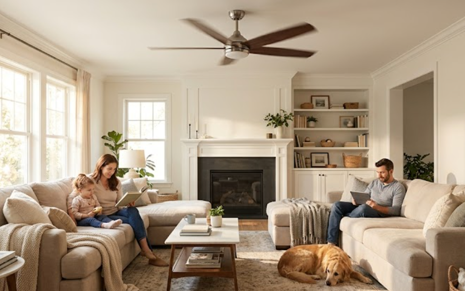 How a Ceiling Fan Makes Your Home More Comfortable All Year Long
