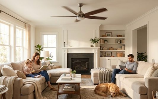 How a Ceiling Fan Makes Your Home More Comfortable All Year Long