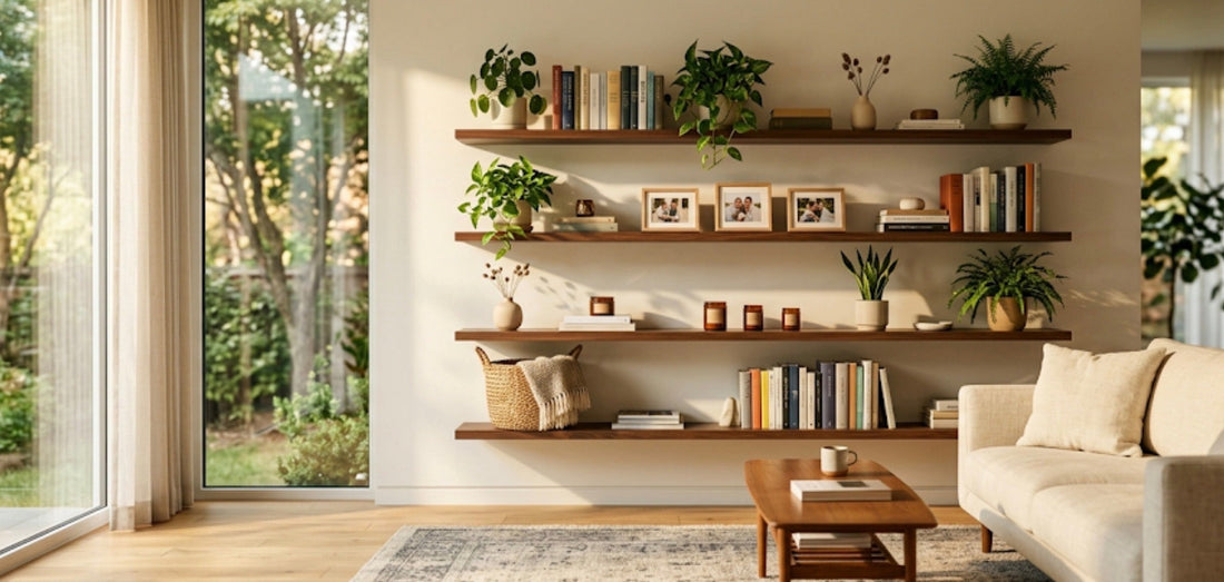 How Floating Shelves Add Storage Without Taking Up Floor Space