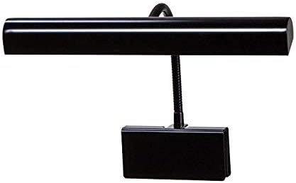 Cocoweb 14" Grand Piano Lamp, LED, Adjustable, Quality Lighting in Black, with Plug-in Adapter - GPLED14-7D