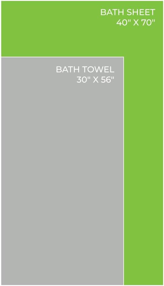 Cariloha Bath Towel |Blue Lagoon | 28"x54" | Turkish Cotton & Viscose Material Blend | Extra Smooth, Odor Resistant and Highly Absorbent