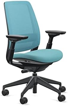 Steelcase Series 2 Office Chair, Graphite Frame, Cogent Connect Lagoon