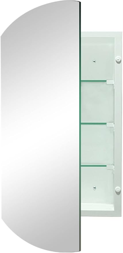 22x30 inch Medicine Cabinet Frameless Bathroom Mirror Cabinet Recess or Surface Mounted Medicine Cabinet with Mirror Cabinet for Bathroom Living Room Toilet Kitchen