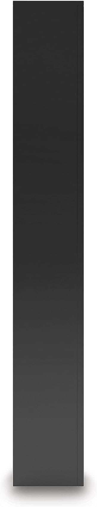Signature Design by Ashley Wildenauer Farmhouse 75" Bookcase with 2 Fixed Shelves and 4 Adjustable Shelves, Black & Light Brown