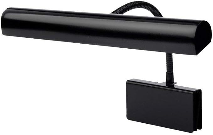 Cocoweb 14" Grand Piano Lamp, LED, Adjustable, Quality Lighting in Black, with Plug-in Adapter - GPLED14-7D