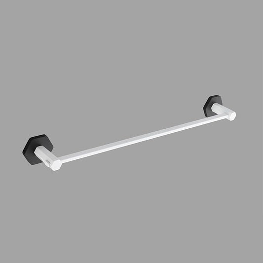GERZWY 24 Inch Towel Bar Bathroom Hand Towel Holder SUS 304 Stainless Steel Wall Mount, White & Black