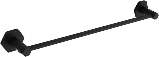 GERZWY 24-Inch Single Towel Bar, Bathroom Towel Holder, Wall Mounted SUS304 Stainless Steel Towel Rack, Matte Black