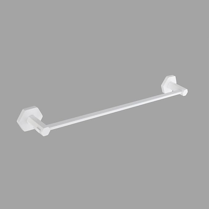 GERZWY 24 Inch Towel Rails Bathroom Towel Bars Bath Towel Holder for Washroom Kitchen Wall Stainless Steel, White
