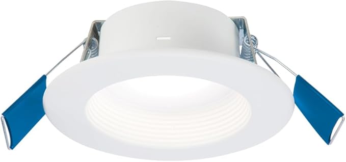HALO RL 4-Inch Indoor/Outdoor Canless LED Recessed Lighting Downlight with Selectable Color Temperatures - RL4069FSD2W1EWHDM