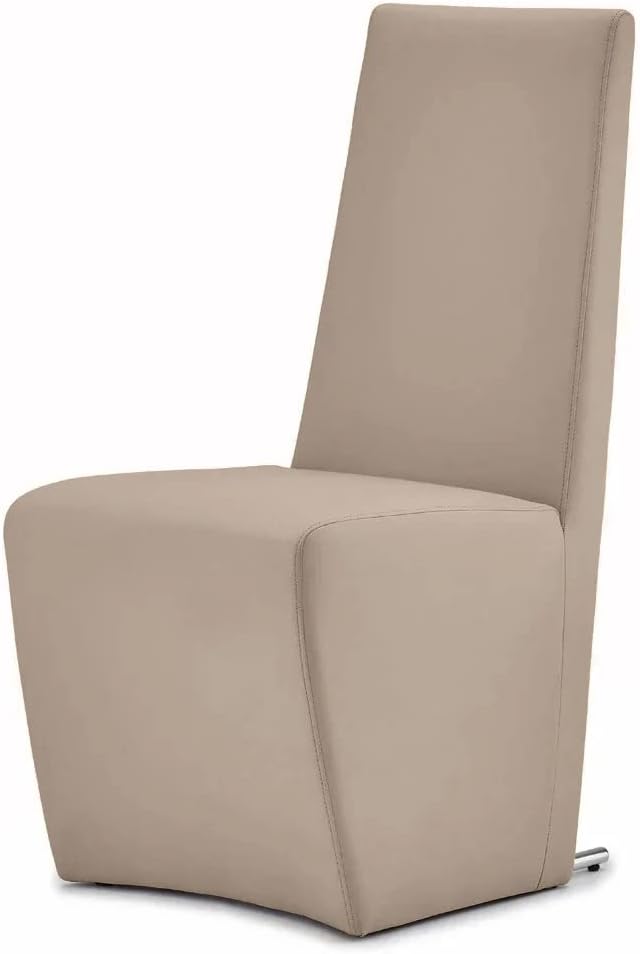 Zuri Boston High Back Modern Dining Chair, Taupe