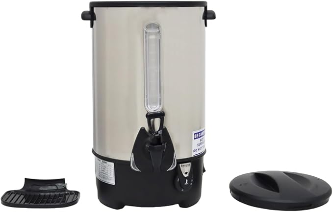 9.7L/10.3QT Hot Water Dispenser Commercial Electric Hot Water Bucket 1500W Fast Boiling with Temperature Control Electric Kettle for Office Restaurant Tea Shop & Event Venues 110V