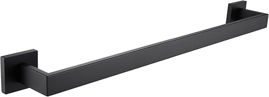 LANC 20 Inche Black Towel Bars for Bathroom Wall Mounted, Matte Black Bath Towel Racks Stainless Steel Total-22” Towel Rails for Kitchen Cabinet Towel Holder Towel Hanger Towel Rods, A8804MB-5P1