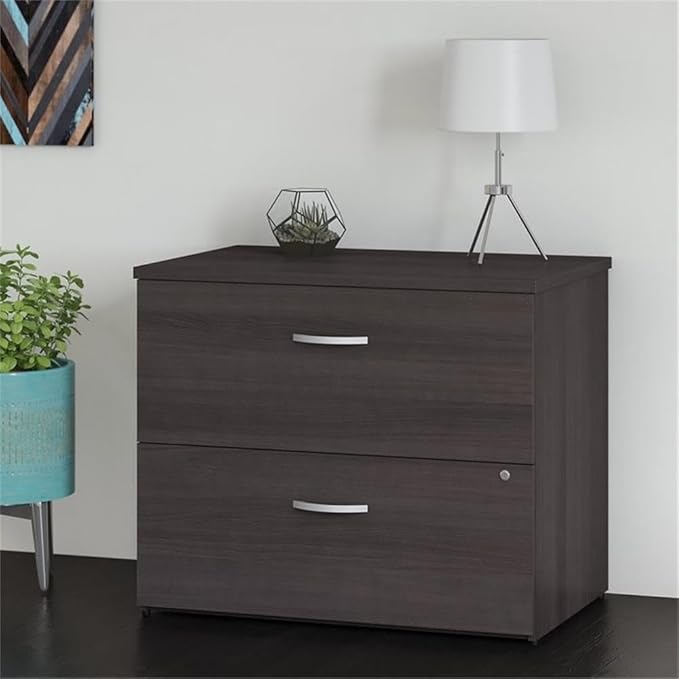 Bush Furniture BSHSCF136SGSU Studio C Storm Gray 36W Lateral File - Assembled