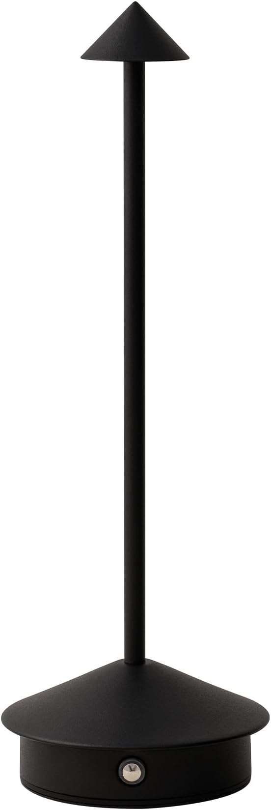 Arrrow LED Cordless USB-C Re-Chargeable Desk Lamp, 5200mAh Battery Operated with 3 Color Temperature 2700K-3000K-3500K and Fingertip Touch On/Off Plus Dimming in Black (Pack of 2)