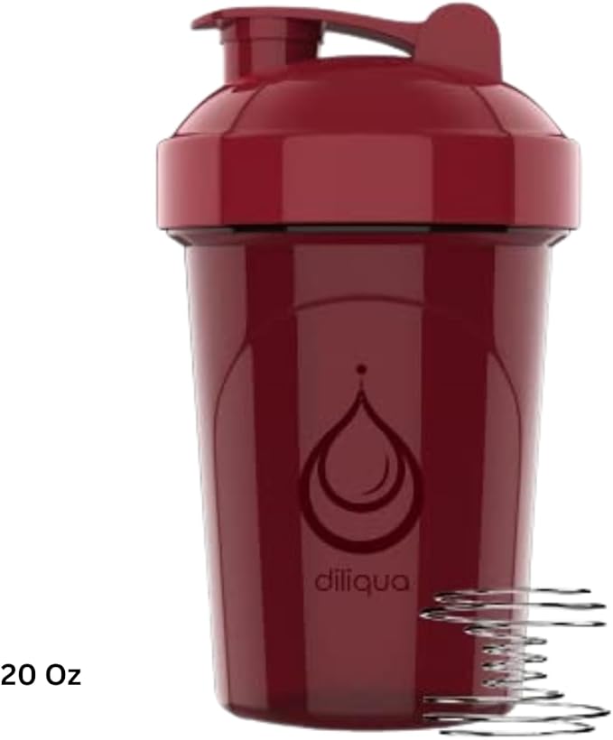 2 PACK, 28 oz & 20 oz Shaker Bottles with Powerful Wire Whisks for Protein Mixes | Leakproof Blender Shaker Bottle Pack | BPA-Free & Dishwasher Safe | Shaker Bottle | Shaker Cups for shakes
