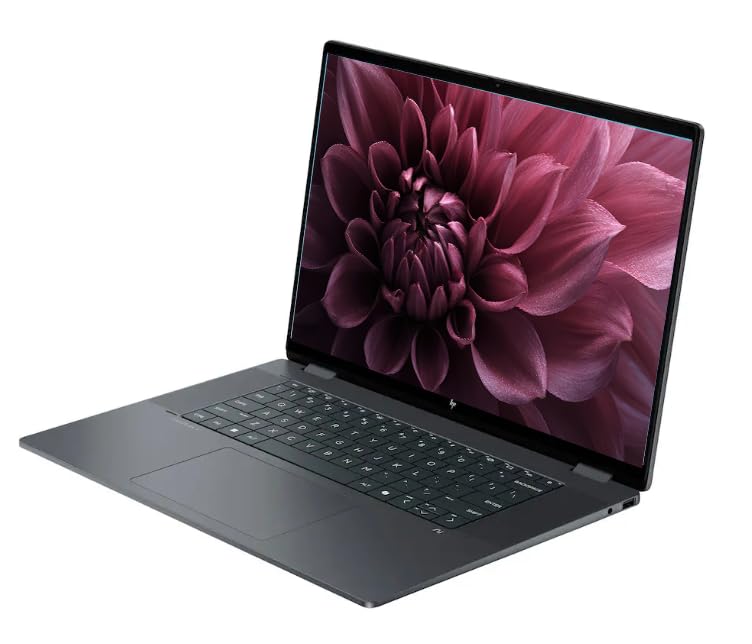 HP OmniBook X Flip 2-in-1 Laptop, Next Gen Envy x360, 16" FHD+ Touch Business AI PC, Windows 11 Pro 16GB DDR5 RAM 1TB SSD, Intel Core Ultra 7 256V Processor, Backlit KB, NLY Earphones, Eclipse Gray