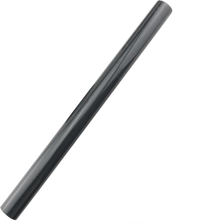 4 Sets Solar Lawn Light Ground Stake Kit Flame Lamp Extension Rod Device Accessories to Make The Lighting Fixture Taller Black (Extension 30.5cm, Connector 7cm, Stake 21cm, Dia 2.1cm)