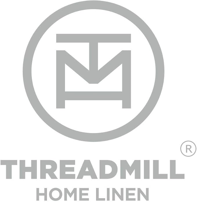 Threadmill Twin Bed-Sheets - 800 Thread Count Jacquard Celine Dark Grey, 100% Natural Cotton 3 Piece Striped Bed Set, Extra Long Staple Cotton, Comfy Damask Sheets with Elasticized Deep Pocket