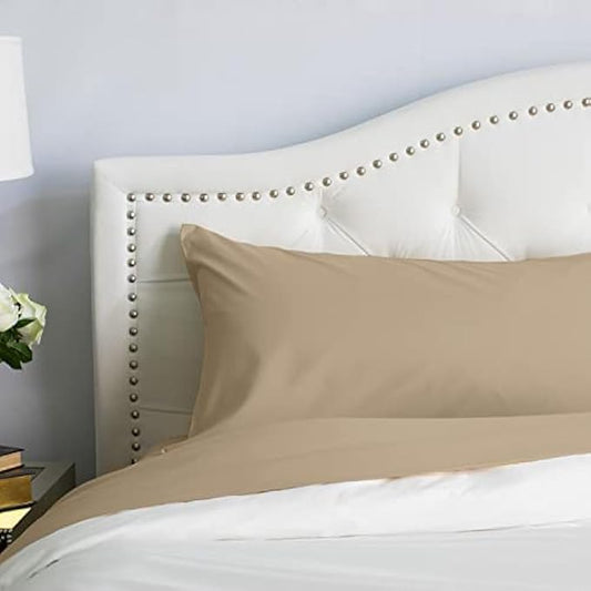 PeachSkinSheets Light Mocha Sheet Set - 1500tc Level of Softness - Extra Soft Cooling Sheets for Hot Sleepers and Night Sweats - Queen Size