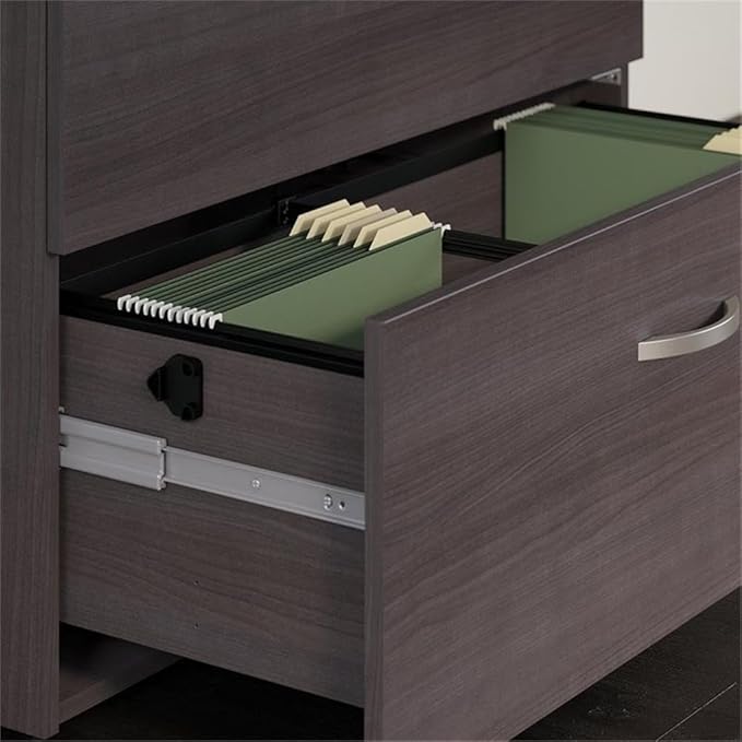 Bush Furniture BSHSCF136SGSU Studio C Storm Gray 36W Lateral File - Assembled