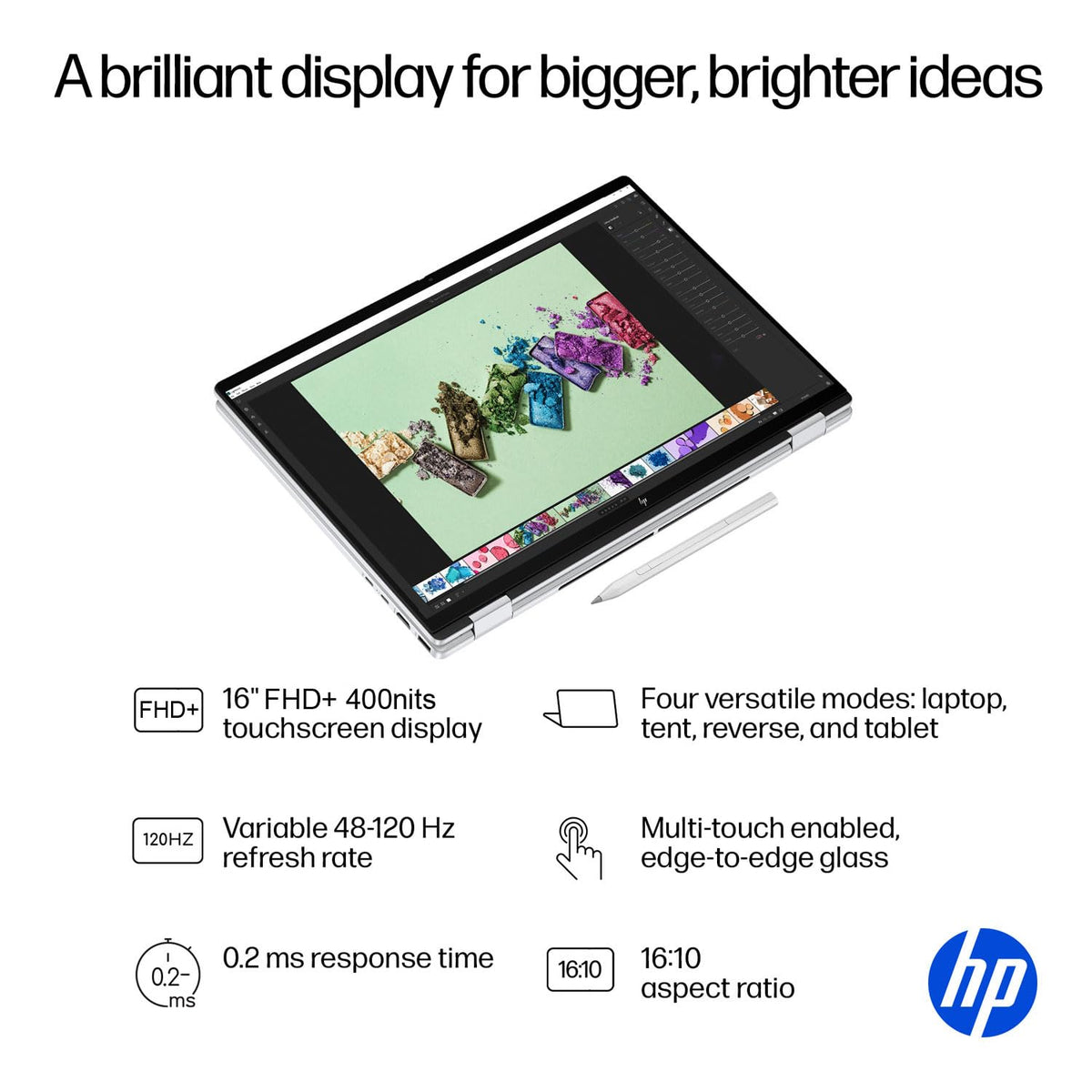 HP OmniBook 7 Flip 16" 2-in-1 Laptop, Intel Ultra 7 258V, 32GB DDR5 1TB SSD