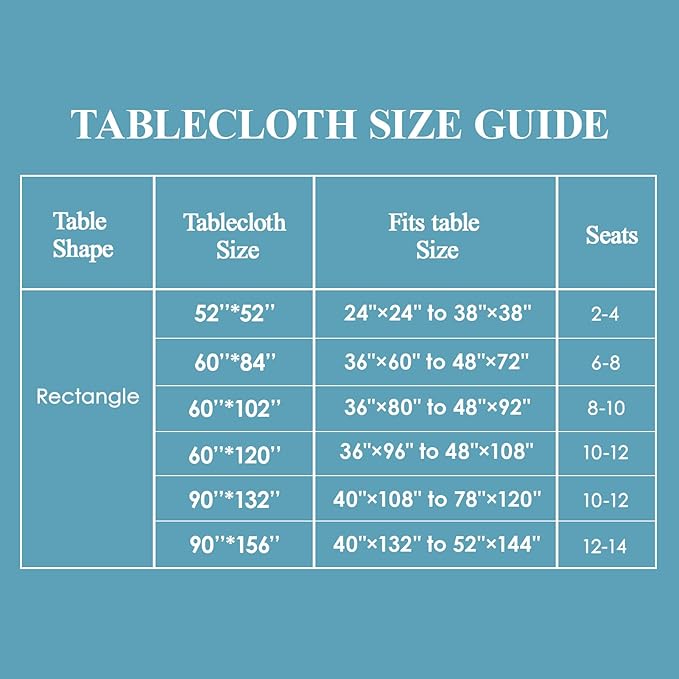 VidaFete 1 Pack Tablecloth 90 * 132inch Rectangle Table Cloth Polyester, Stain Wrinkle Resistant Polyester Dining Table Cover for Kitchen Dinning Party Wedding Tabletop Buffet Decoration(Sagegreen)
