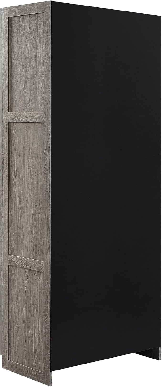 Manhattan Comfort Hopkins Modern Freestanding Storage Cabinet with 4 Adjustable Shelves & Soft Close Doors, Tall Multipurpose Organizer for Kitchen, Pantry, Garage, Mudroom, Set of 1, Grey