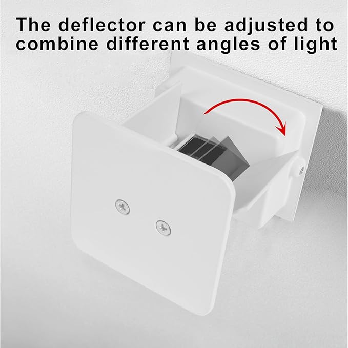 LED 20W Outdoor Wall Lights Exterior/Interior Porch Lights Outdoor Wall Up and Down Lights IP65 Waterproof Sconces Modern Outdoor Lighting Fixtures Square Aluminum White 3000K Warm Lights