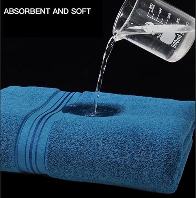 Bath Sheet,Oversized Bath Towel,Beach Towel, 40x73 inches, Extra Large,100% Luxury Cotton, Super Soft & Absorbent (Green, Extral Large)