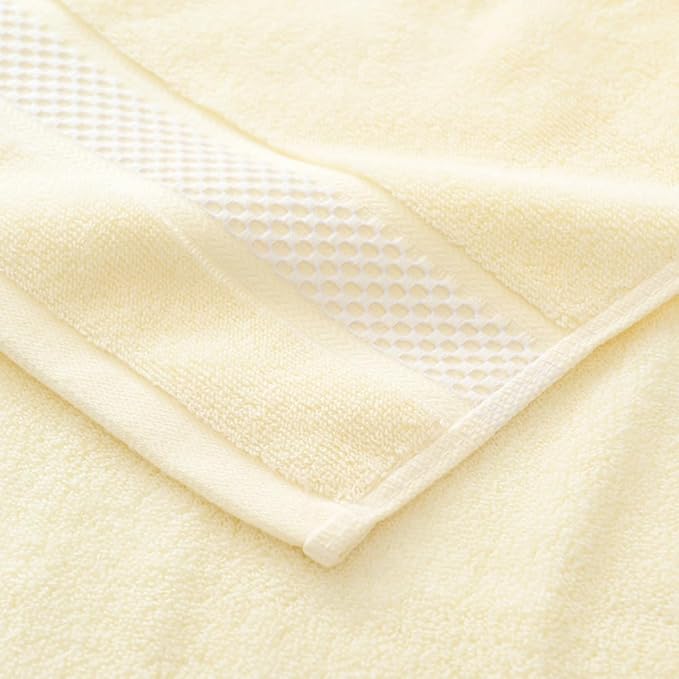 sense gnosis Beige Hand Towel Set of 2 Absorbent 100% Cotton Quick Dry Super Soft Hand Towels for Bathroom 13 X 29 Inches