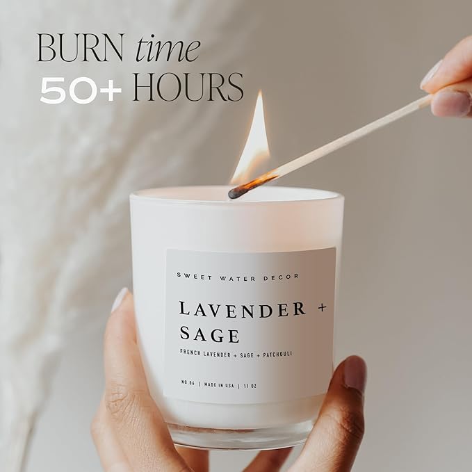Sweet Water Decor Mulled Cider Soy Candle | Orange | Lemon | Cinnamon | Cranberry | Apple | Cedar | Amber Scented Candle for Home | 11oz White Jar Candle, 50+ Hour Burn Time, Made in The USA