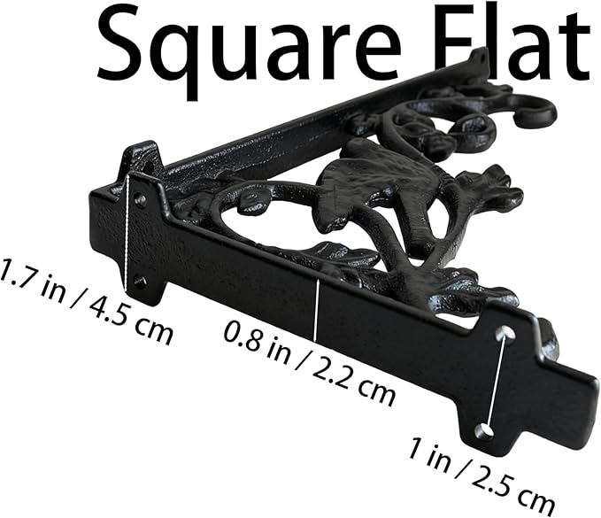 12 Inches Shelf Brackets 4 Pack Cast Iron Bird Corbels 12'' * 6.9'' Decorative Shelf Supply Mouting Screws Included