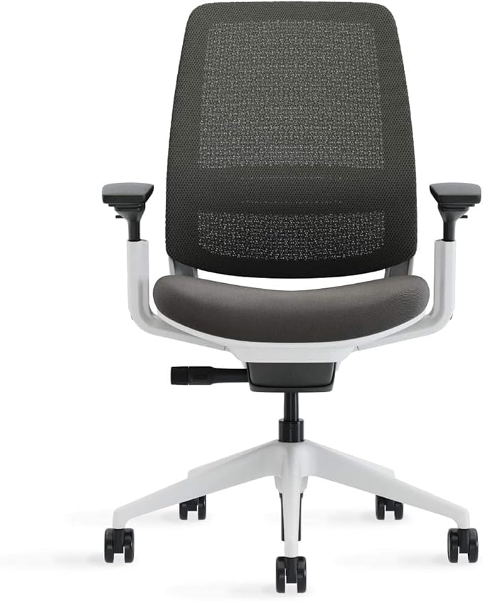 Steelcase Series 2 Office Chair, Seagull Frame, Cogent Connect Jungle, Hard Floor Casters