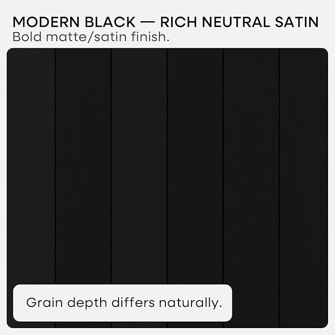 Homeforia Floating Black Shelf 60 inch, High End Solid Real Wood 60 inches Long Floating Shelves for Wall, Black Wooden 60inch Large Floating Shelves, Heavy Duty Bracket, 60 X 6.5 X 1.75 in, Set of 2
