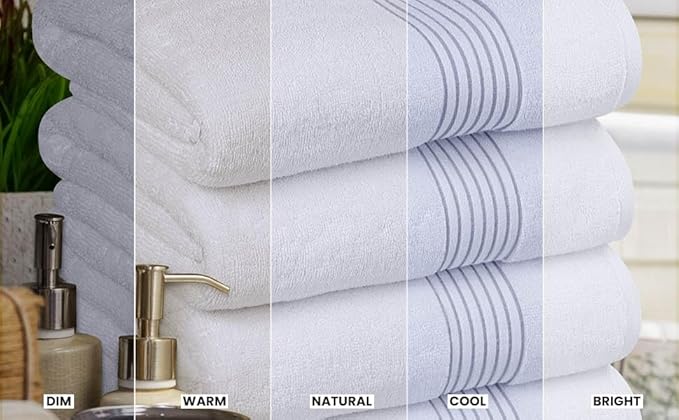 Utopia Towels Luxurious Bath Towels Set, 4 Pack, 27 x 54 Inches – 100% Ring Spun Cotton, Thick, Plush, and Fast-Drying, Designed for Premium Hotels, Spas, and Homes, White