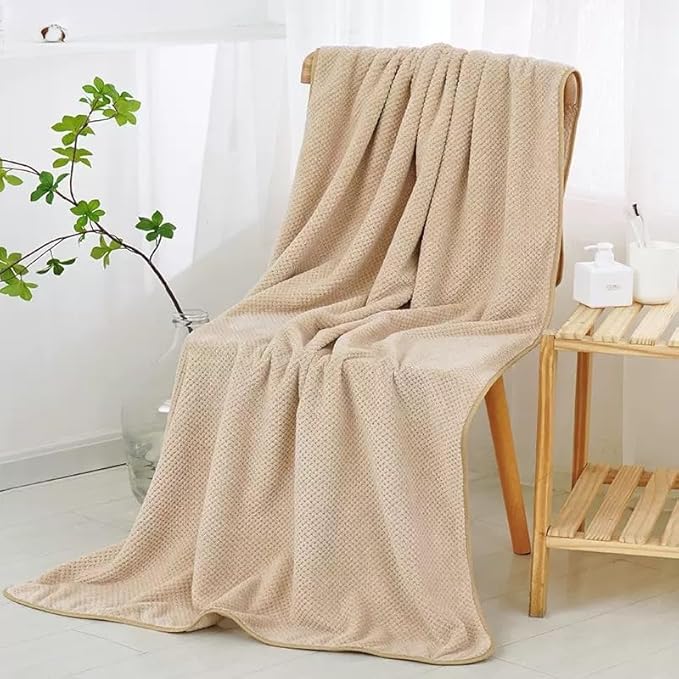 Microfiber Bath Towel 35x70in - Ultra Soft Quick Dry, Lightweight for Gym, Spa, Travel | Hotel Grade & Multi-Use| Single Pack