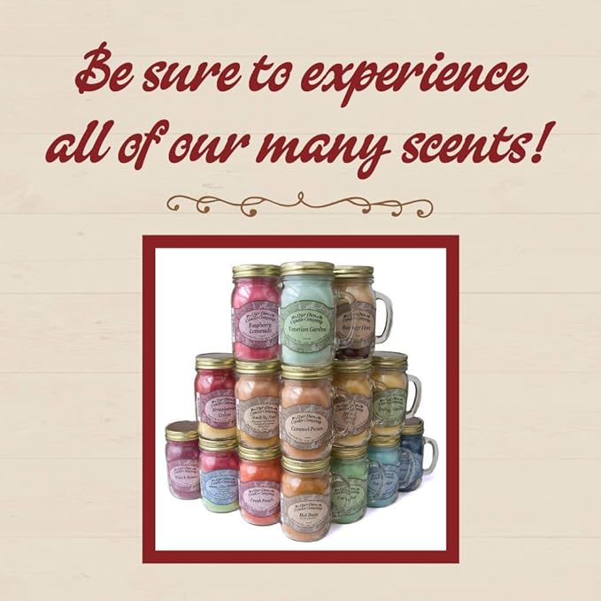 Our Own Candle Company, Hot Chocolate Scented Mason Jar Candle, 100 Hour Burn Time,13 Ounces