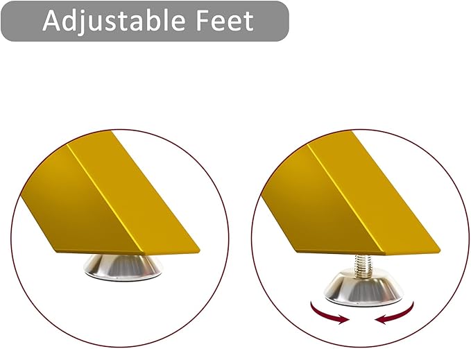 47'' Modern Glass Dining Table for 2-4 People, Rectangular Dining Room Table with Gold Metal Legs, Clear Tempered Glass Top Dining Table for 4, Gold Dining Kitchen Table for 4